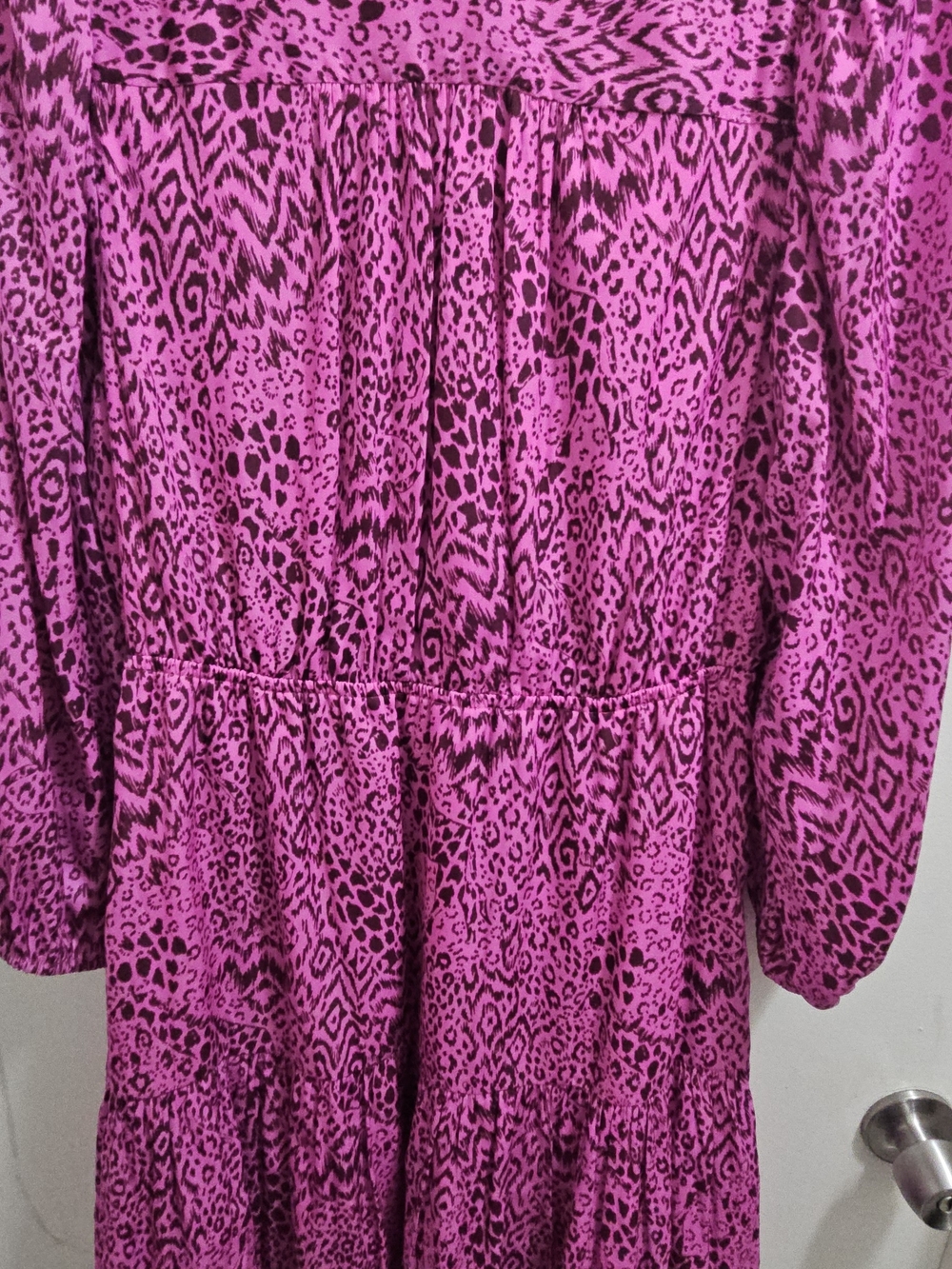 Lilly Pulitzer Deacon 3/4 Sleeve Dress Cerise Pink Pattern Play Sz 8 - Picture 13 of 15